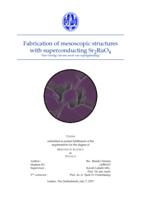 Fabrication of mesoscopic structures with superconducting Sr2RuO4