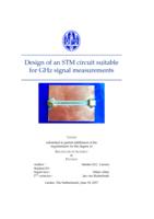 Design of an STM circuit suitable for GHz signal measurements