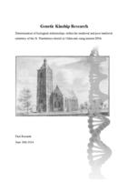 Genetic Kinship Research, Determination of Biological Relationships within the Medieval and Post-Medieval Cemetery of the St. Plechelmus Church in Oldenzaal using Ancient DNA