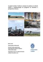O papel do Bolsa Família na redução da pobreza no Brasil:  Efeitos e implementação do programa no Nordeste e perspectivas futuras.