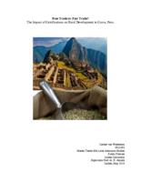 Free Trade or Fair Trade? The Impact of Certifications on Rural Development in Cusco, Peru.