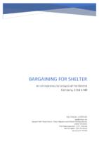Bargaining for Shelter: An Entrepreneurial Analysis of the Ostend Company, 1714-1740