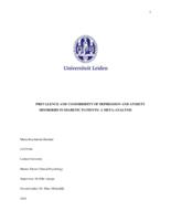 Prevalence and comorbidity of depression and anxiety disorders in diabetic patients: A meta-analysis