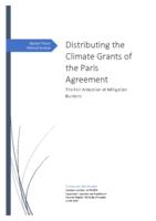 Distributing the climate grants of the Paris agreement: The fair allocation of mitigation burdens