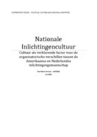 Nationale Inlichtingencultuur