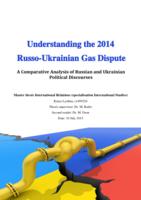 Understanding the 2014 Russo-Ukrainian gas dispute: a comparative analysis of Russian and Ukrainian political discourses