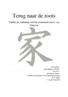 Terug naar de roots: Familie als verklaring voor het economisch succes van Chinezen