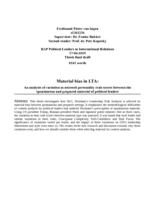 Material bias in LTA: An analysis of variation in assessed personality trait scores between the spontaneous and prepared material of political leaders