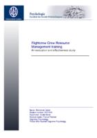 Flightcrew crew resource management training