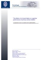 The effects of sit-stand desks on cognitive performance of primary school children