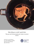 Marvelling at a youth's good looks. The gaze and Classical pederastic culture in ancient Greece