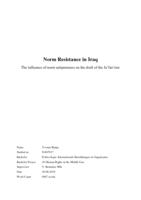 Norm resistance in Iraq: The influence of norm antipreneurs on the draft of the Ja’fari law