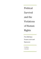Political survival and the violations of human rights: The 2018 Gaza protests and Israeli repression