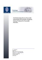 The relationship between personality functioning and psychiatric symptoms during treatment for personality disorders