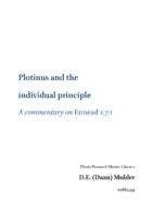 Plotinus and the individual principle. A commentary on Ennead V.7.1