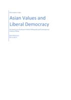 Asian Values and Liberal Democracy