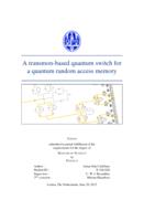 A transmon based quantum switch for a quantum random access memory