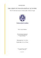 The limits to transnational activism: The EU'lukewar response to human rights violations in Egypt