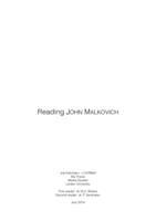 Reading John Malkovich