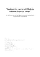 "Bas kookt het eten terwijl Maria de auto naar de garage brengt": Een diachroon onderzoek naar genderrepresentatie in lesmethodes voor Nederlands als tweede taal.