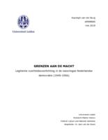 Grenzen aan de macht. Legitieme overheidsvoorlichting in de naoorlogse Nederlandse democratie (1945-1956)