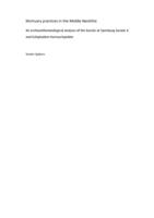 Mortuary practices in the Middle Neolithic: An archaeothanatological analysis of the burials at Ypenburg-locatie 4 and Schipluiden-Harnaschpolder