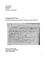 Fragmented Voices: The Personal Archives of the Advisors of Inlandsche Zaken, 1899-1942