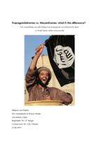Propagandaframes vs. Nieuwsframes: what IS the difference? Een vergelijking van afbeeldingen uit propaganda van Islamitische Staat en Nederlandse online nieuwsmedia