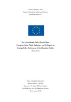 The Gravitational Pull of Twelve Stars.  European Union Public Diplomacy and its Impact on Foreign Policy Preferences of the Ukrainian Public.