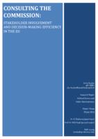 Consulting the Commission: Stakeholder Involvement and Decision-Making Efficiency in the EU