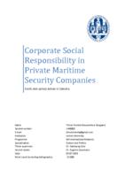 Corporate Social Responsibility in Private Maritime Security Companies: Dutch Anti-Piracy Action in Somalia