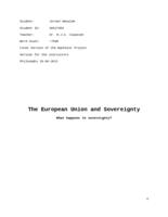 The European Union and Sovereignty