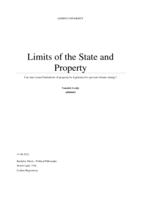 Limits of the State and Property