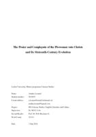 The Praier and Complaynte of the Ploweman vnto Christe and Its Sixteenth-Century Evolution