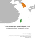 Landhervorming in developmental states: Een vergelijkende casestudie tussen Zuid-Korea en Taiwan