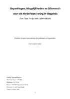 Beperkingen, mogelijkheden en dilemma's voor de medefinanciering in Oeganda: Een case study van Osfam Novib