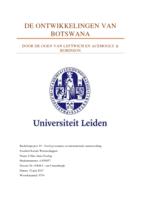 De ontwikkelingen van Botswana: Door de ogen van Leftwich en Acemoglu & Robinson