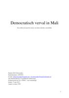 Democratisch verval in Mali