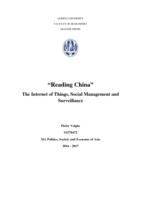 "Reading China": The Internet of Things, Social Management and Surveillance