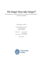Do longer lines take longer? Reconsidering the cognitive reflections of spatial duration metaphors: Evidence from Dutch