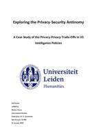 Exploring the Privacy-Security Antinomy: A Case Study of the Privacy-Privacy Trade-Offs in US Intelligence Policies