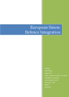European Union: Defence Integration