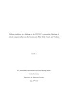 Culinary traditions as a challenge to the UNESCO's conception of heritage: a critical comparison between the Gastronomic Meal of the French and Washoku