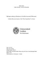 Heritage-making as Resistance in the Environmental Movement: A Media Discourse Analysis of the “River King Ritual” in Taiwan