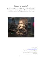 Return or Remain? The National Museum of Ethnology in Leiden and the restitution case of the Singhasari statues from Java