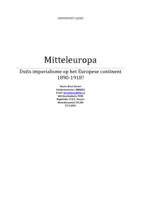 Mitteleuropa: Duits imperialisme op het Europese continent 1890-1918?