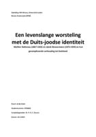 Een levenslange worsteling met de Duits-joodse identiteit