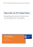 State of the Art: EU Cultural Policy, Researching the value of cultural policy in achieving the EU 2020 targets
