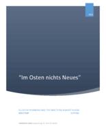 "I'm Osten nichts neues": EU decision-making and the sanctions against Russia