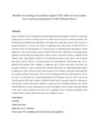 Benefits in exchange for political support? The effect of social safety nets on protest participation in Sub Saharan Africa